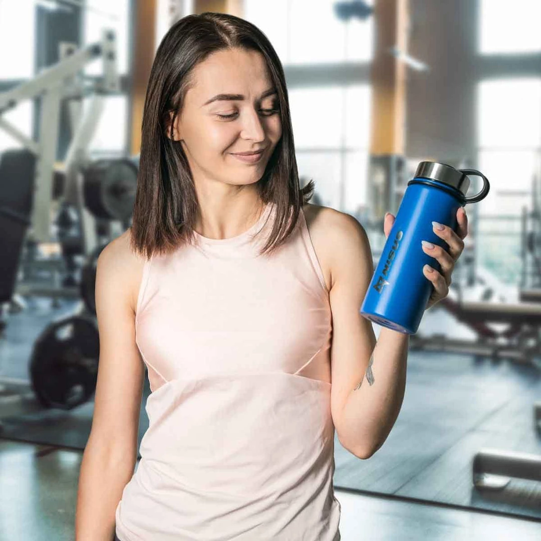 NISUS Insulated Sports Water Bottle | 18 Oz | Stainless Steel | 3 Lid Types | CLEARANCE 20 NISUS Insulated Sports Water Bottle | 18 Oz | Stainless Steel | 3 Lid Types | CLEARANCE