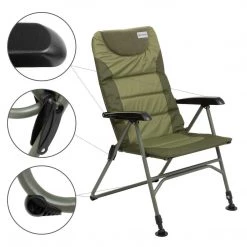 NISUS Set Of Two Steel Carp Fishing Armchairs 11 NISUS Set Of Two Steel Carp Fishing Armchairs