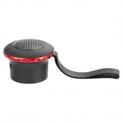 HELIOS Water Bottles Insulated Water Bottle With Bluetooth Speaker, Red, 15 Oz