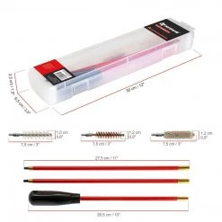 HELIOS Gun Cleaning Kit, 410 Caliber, 4 Items, Plastic Case Gun Cleaning Kits