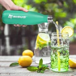NISUS Twist Top Insulated Water Bottle | 17 Oz | Stainless Steel | CLEARANCE