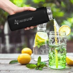 NISUS Insulated Sports Water Bottle | 18 Oz | Stainless Steel | 3 Lid Types | CLEARANCE 58 NISUS Insulated Sports Water Bottle | 18 Oz | Stainless Steel | 3 Lid Types | CLEARANCE