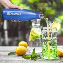 NISUS Twist Top Insulated Water Bottle | 17 Oz | Stainless Steel | CLEARANCE
