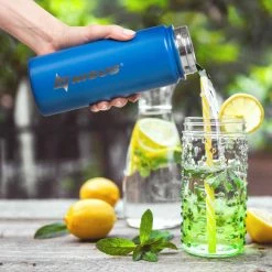 NISUS Insulated Sports Water Bottle | 18 Oz | Stainless Steel | 3 Lid Types | CLEARANCE 49 NISUS Insulated Sports Water Bottle | 18 Oz | Stainless Steel | 3 Lid Types | CLEARANCE