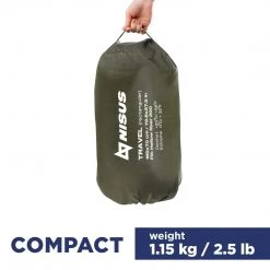 NISUS Sleeping Bags TRAVEL 185/70/200 Lightweight Synthetic Cotton Lined Camping Sleeping Bag
