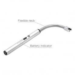 HELIOS USB Rechargeable Wind-Resistant BBQ Long Neck Electric Arc Lighter