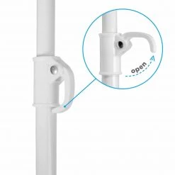 NISUS Beach Umbrellas 4, 5 Ft Blue Folding Beach Umbrella With Carry Bag