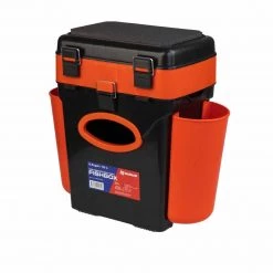NISUS Ice Fish Boxes & Bait Bucket FishBox 10 Liter SeatBox For Ice Fishing, 2 Compartments