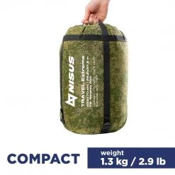 NISUS TRAVEL EXTREME 220/70/200 Compact Lightweight Waterproof Synthetic Cotton Lined Camping Sleeping Bag