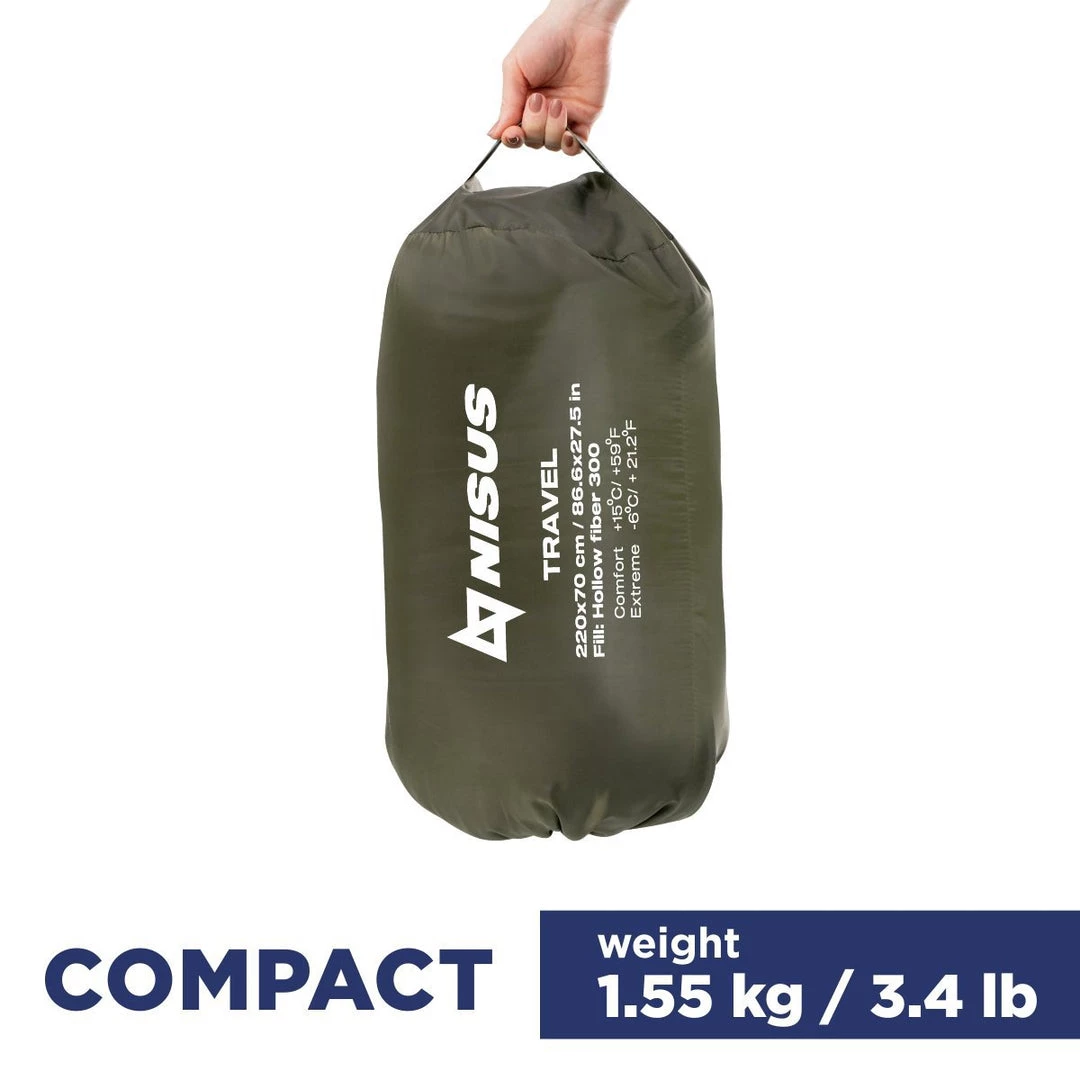 NISUS Sleeping Bags TRAVEL 220/70/300 Large Lightweight Synthetic Insulated Camping Sleeping Bag 8 NISUS Sleeping Bags TRAVEL 220/70/300 Large Lightweight Synthetic Insulated Camping Sleeping Bag