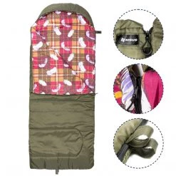 NISUS TRAVEL 220/90/300 Large Size Lightweight Synthetic Cotton Lined Camping Sleeping Bag Sleeping Bags