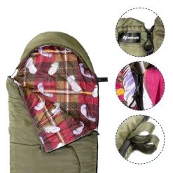 NISUS TRAVEL 220/70/200 XXL Lightweight Synthetic Cotton Lined Summer Camping Sleeping Bag Sleeping Bags