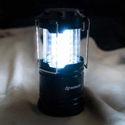 NISUS Pack Of 2 360-Degree Bright Collapsible Camping Lanterns, IPX4 Waterproof