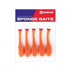 Nisus 3.5 Inch Sponge Fishing Lure, Offset Hook, Pack Of 5 21 Nisus 3.5 Inch Sponge Fishing Lure, Offset Hook, Pack Of 5
