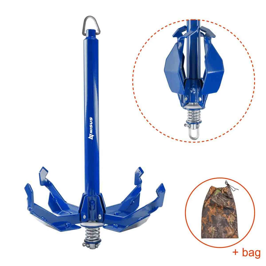 NISUS 7 Lbs Grapnel Portable Folding Anchor 4 NISUS 7 Lbs Grapnel Portable Folding Anchor