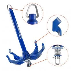NISUS 7 Lbs Grapnel Portable Folding Anchor 10 NISUS 7 Lbs Grapnel Portable Folding Anchor