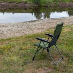 NISUS Big Camouflage Steel Carp Fishing Armchair