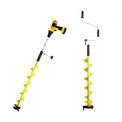 NISUS Ice Augers & Bits ICEBERG Premium Ice Auger With Cordless Drill Adapter - 6 Inch Diameter