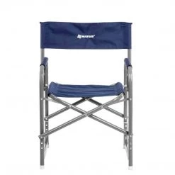 Nisus Blue Folding Aluminum Director's Chair For Camping 11 Nisus Blue Folding Aluminum Director's Chair For Camping
