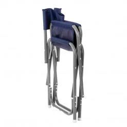 Nisus Blue Folding Aluminum Director's Chair For Camping 13 Nisus Blue Folding Aluminum Director's Chair For Camping