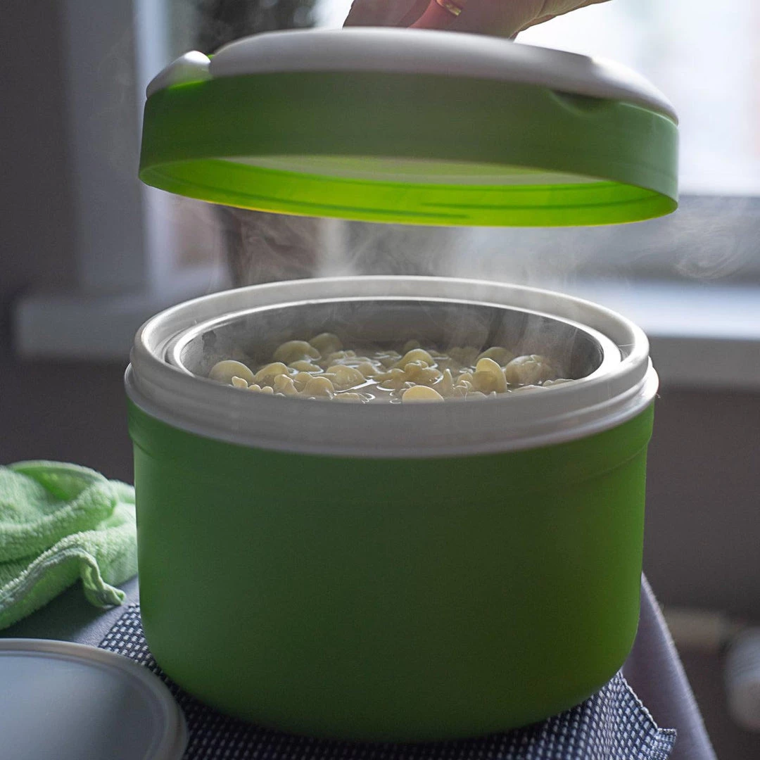 PINNACLE Prime, Green Plastic Lunch Container | 84.5 Oz | Stainless Steel Insulation | CLEARANCE 8 PINNACLE Prime, Green Plastic Lunch Container | 84.5 Oz | Stainless Steel Insulation | CLEARANCE