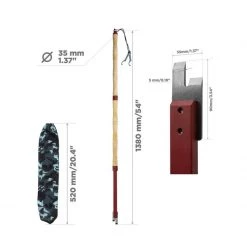 NISUS Ice Auger Cordless Drill Bit Fisherman Bundle Set - Chisel, Adapter, Tackle Box And More Ice Augers & Bits