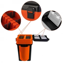 NISUS Ice Auger Cordless Drill Bit Fisherman Bundle Set - Chisel, Adapter, Tackle Box And More Ice Augers & Bits