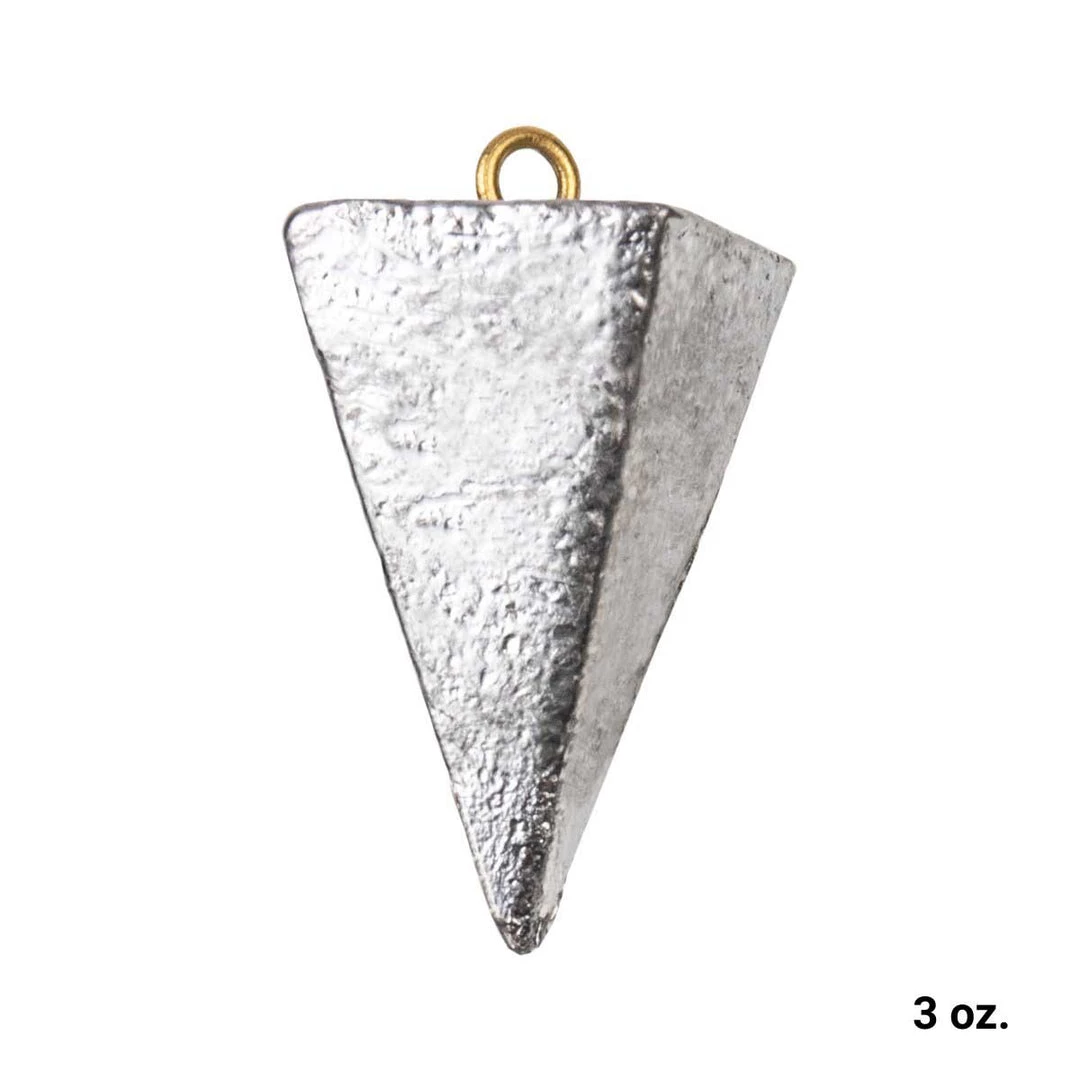 NISUS Weights & Sinkers Pyramid Sinker, Lead Sinker For Freshwater And Saltwater Fishing, Weight (2 Oz, 2.5 Oz, 3 Oz) 6 NISUS Weights & Sinkers Pyramid Sinker, Lead Sinker For Freshwater And Saltwater Fishing, Weight (2 Oz, 2.5 Oz, 3 Oz)