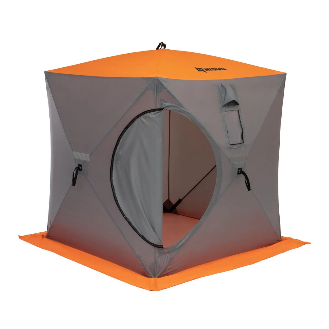 NISUS 2-Person Cube Series Pop-up Ice Fishing Shelter Ice Shelters 4 NISUS 2-Person Cube Series Pop-up Ice Fishing Shelter Ice Shelters