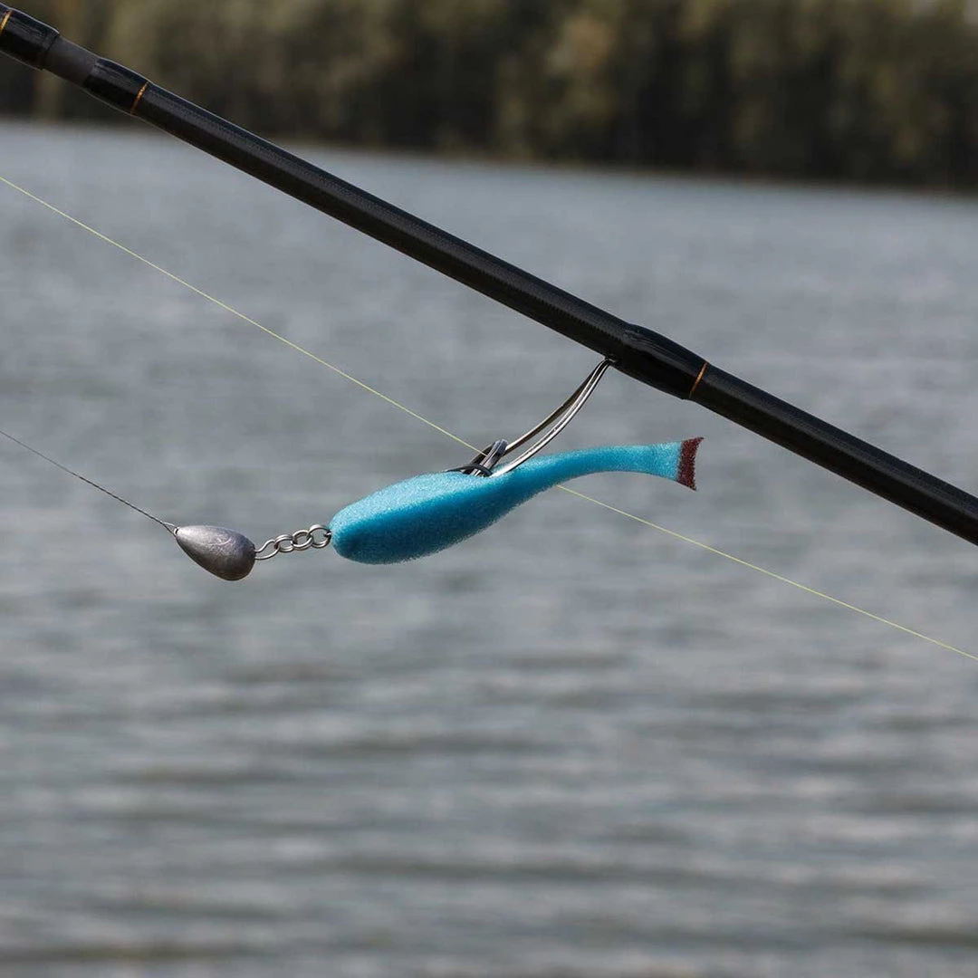 Nisus 3.5 Inch Sponge Fishing Lure, Offset Hook, Pack Of 5 4 Nisus 3.5 Inch Sponge Fishing Lure, Offset Hook, Pack Of 5