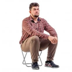 NISUS FISHING CHAIRS Compact Heavy-Duty Folding Portable Fishing Stool , Set Of Two