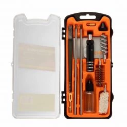 HELIOS Gun Cleaning Kits Gun Cleaning Kit, 12 Caliber, 11 Items, Plastic Case