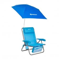NISUS Premium Backpack Beach Chair With Cooler Bag And Clip On Umbrella
