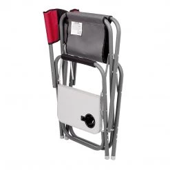 NISUS Folding Aluminum Director's Chair With Side Table - Oversized