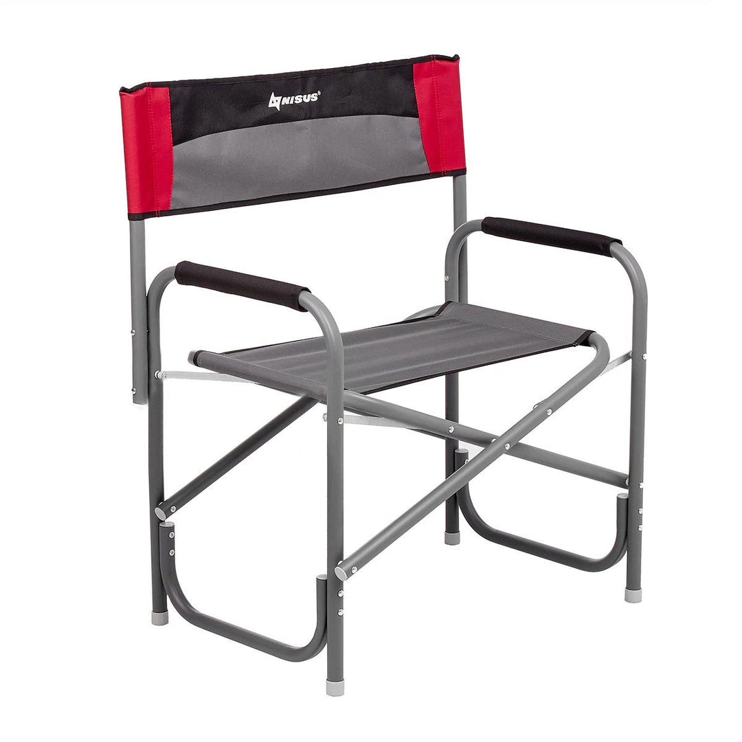 NISUS Big Folding Aluminum Directors Chair For Camping - Oversized FISHING CHAIRS 3 NISUS Big Folding Aluminum Directors Chair For Camping - Oversized FISHING CHAIRS