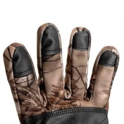 HELIOS Microfleece Insulated Waterproof Slit Finger Gloves For Men Apparel