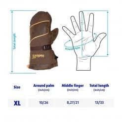 HELIOS Apparel Kevlar Waterproof Tough Winter Sports Mittens For Men 15 HELIOS Apparel Kevlar Waterproof Tough Winter Sports Mittens For Men