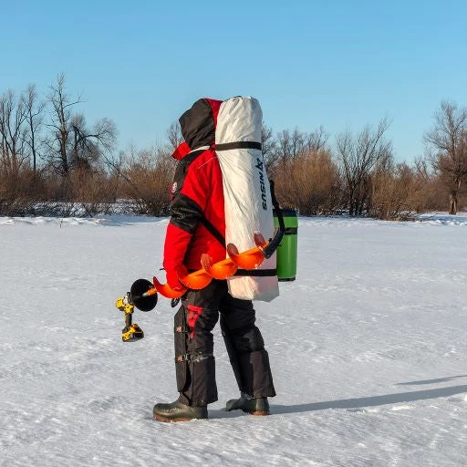 TONAR Ice Augers & Bits Professional Ice Fishing Auger Drill Bit With Cordless Drill Adapter | Drill Attachment Adapter With Safety Handle | Essential Ice Fishing Gear For Ice Anglers 13 TONAR Ice Augers & Bits Professional Ice Fishing Auger Drill Bit With Cordless Drill Adapter | Drill Attachment Adapter With Safety Handle | Essential Ice Fishing Gear For Ice Anglers