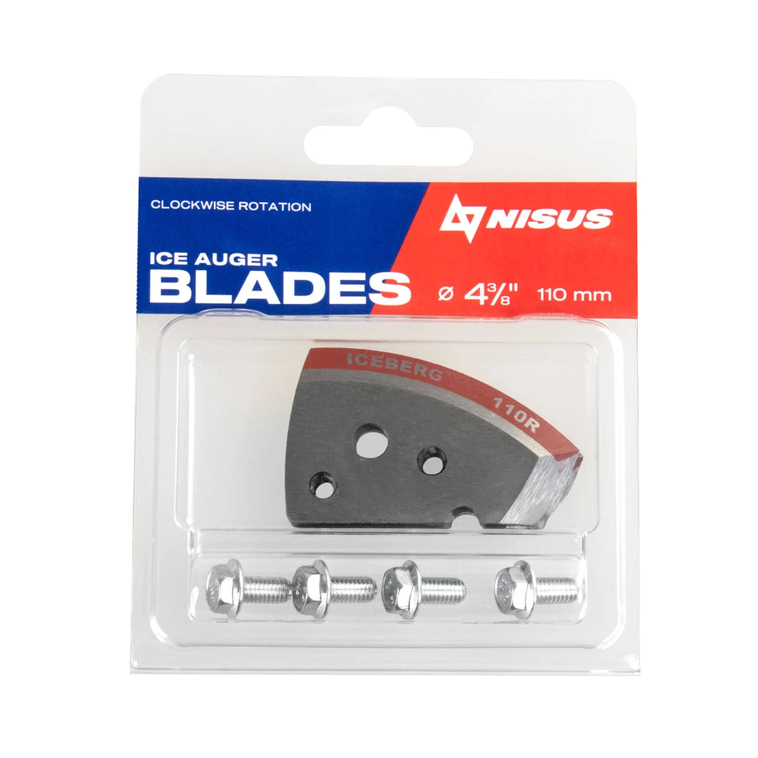 NISUS Iceberg Replacement Ice Auger Blades 3 NISUS Iceberg Replacement Ice Auger Blades