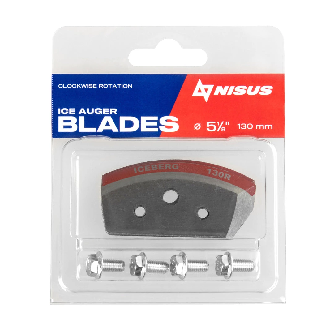 NISUS Iceberg Replacement Ice Auger Blades 6 NISUS Iceberg Replacement Ice Auger Blades