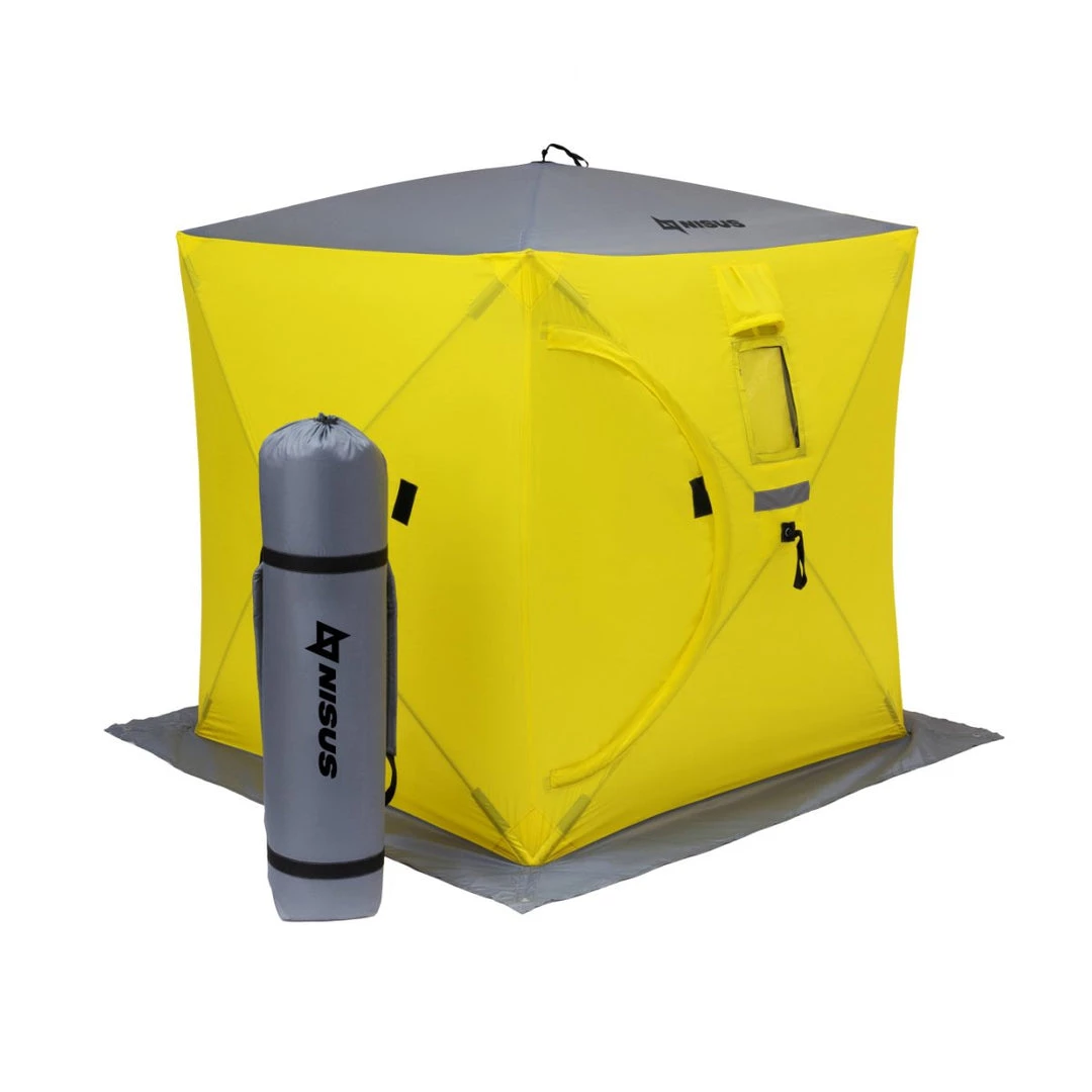 NISUS 2-Person Cube Series Pop-up Ice Fishing Shelter Ice Shelters 11 NISUS 2-Person Cube Series Pop-up Ice Fishing Shelter Ice Shelters