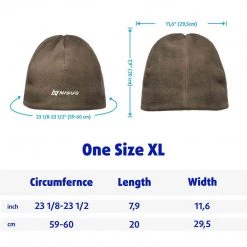 NISUS Armada Insulated Microfleece Watch Cap Hat Winter Warm 2 Layered