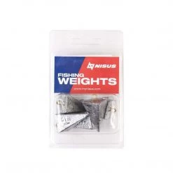 NISUS Weights & Sinkers Pyramid Fishing Lead Sinker Weight, 5 Per Pack, 1.5 Oz