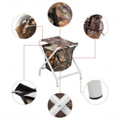 NISUS Folding Camping Outdoor Fishing Stool With A Storage