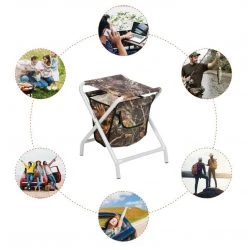 NISUS Folding Camping Outdoor Fishing Stool With A Storage