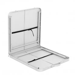 NISUS Folding Outdoor Camping Table | Lightweight Aluminum | Adjustable Height | 4 FT Length | CLEARANCE Camp Tables