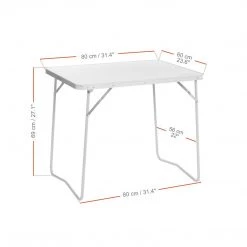 NISUS Camp Tables Folding Outdoor Camping Table | Lightweight Steel | 3 FT Length | CLEARANCE