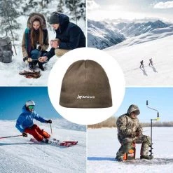 NISUS Armada Insulated Microfleece Watch Cap Hat Winter Warm 2 Layered