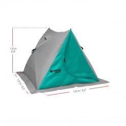 NISUS Insulated 3-Person Delta Series Pop-up Ice Fishing Shelter
