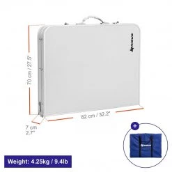 NISUS Camp Tables Folding Outdoor Camping Table | Lightweight Aluminum | Adjustable Height | 3 FT Length | CLEARANCE